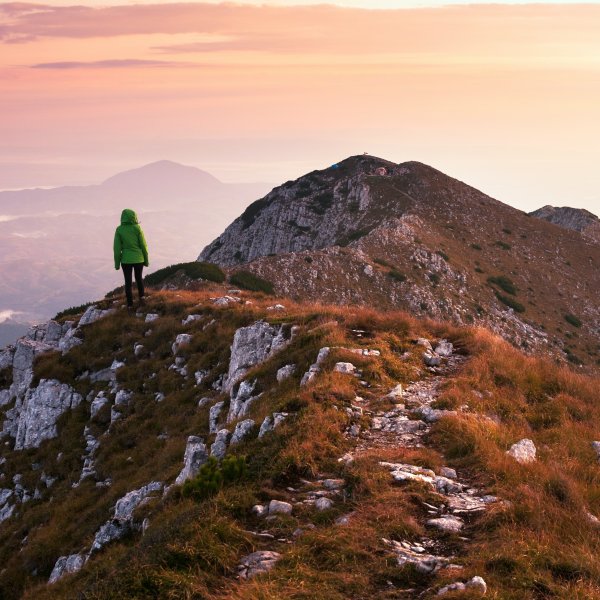 Coaching at a mountain hut