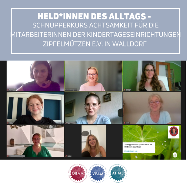 Schnupperkurs Achtsamkeit für Held*innen des Alltags